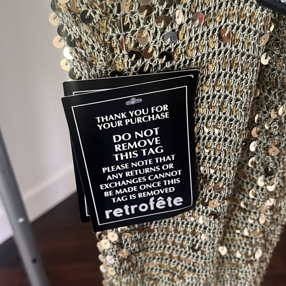 MARIE SEQUIN CROCHET DRESS - Picture 6 of 7